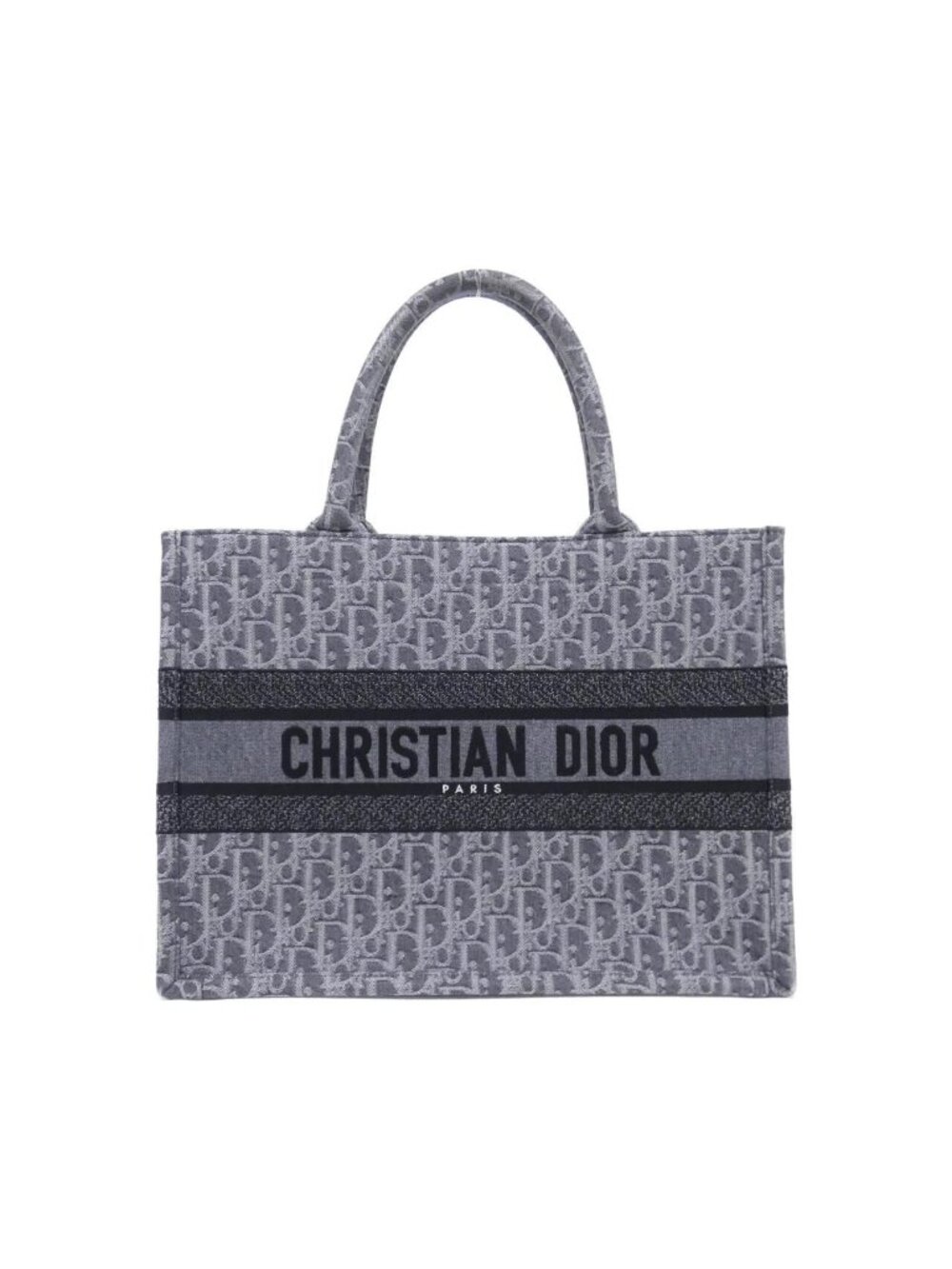 Dior Denim Oblique Book Tote Bag